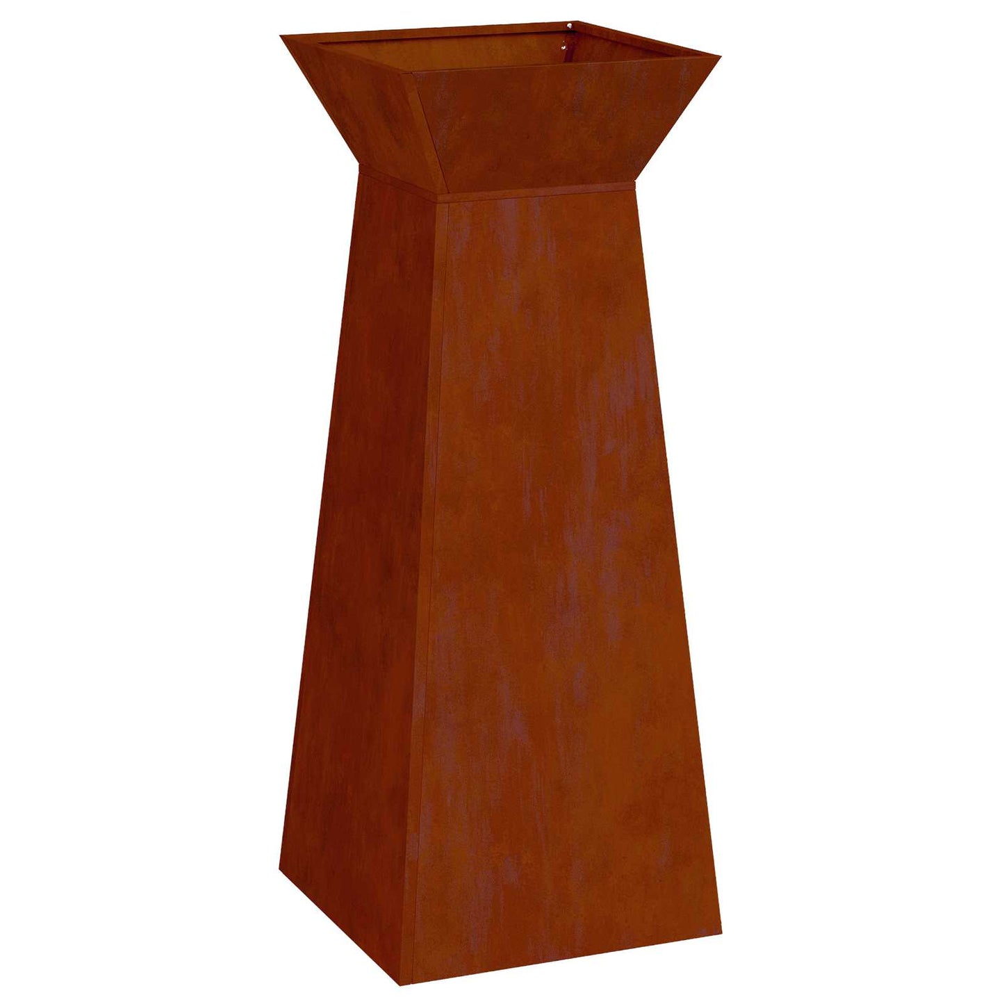 Vaso a Pilastro Argento 40 x 40 x 100 cm | homemem39