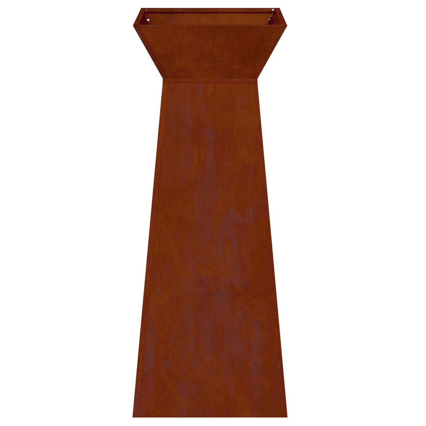 Vaso a Pilastro Argento 40 x 40 x 100 cm | homemem39