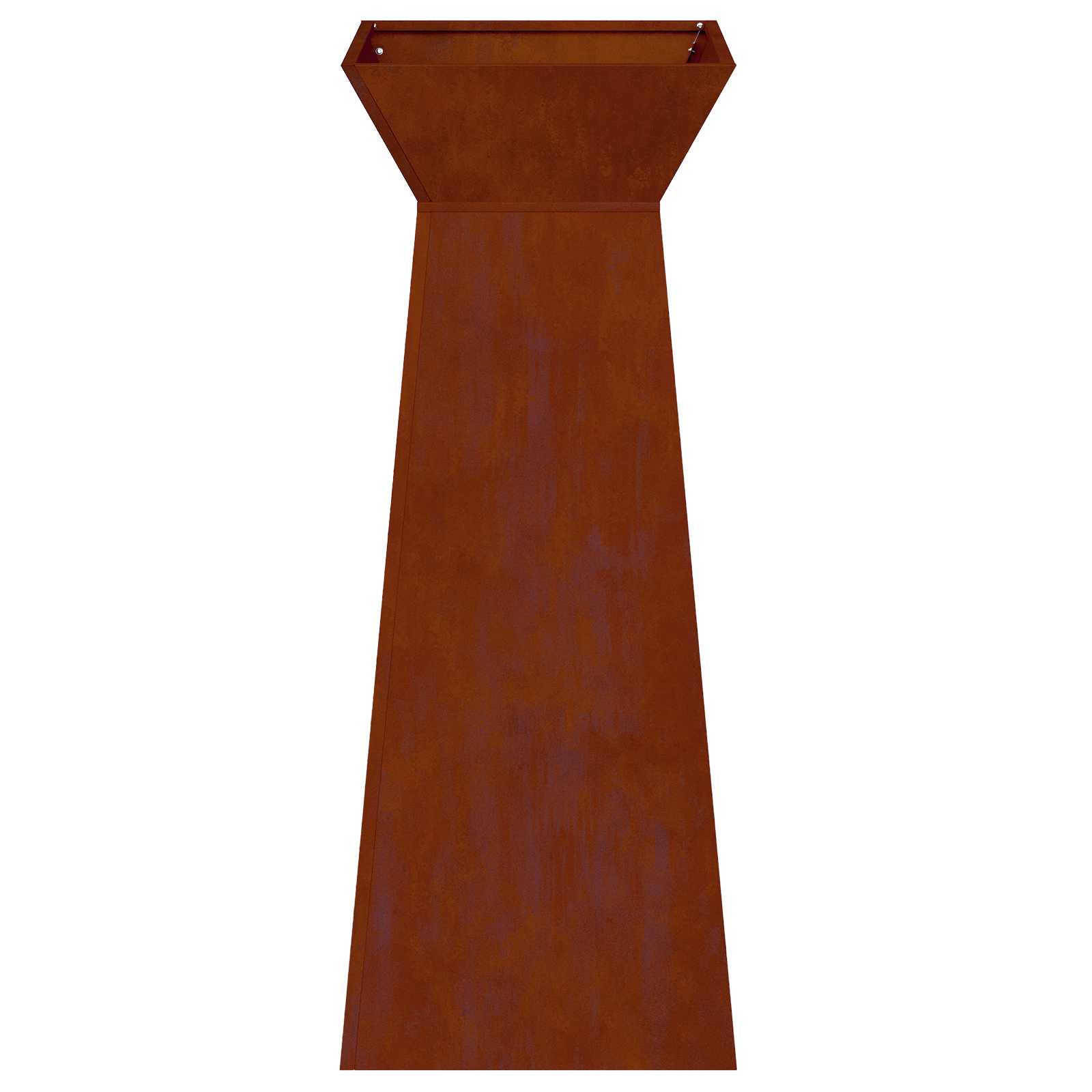 Vaso a Pilastro 2 pcs Argento 40 x 40 x 100 cm | homemem39