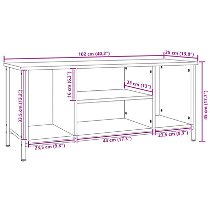 Mobile TV Legno vecchio 102 x 35 x 45 cm Legno multistrato