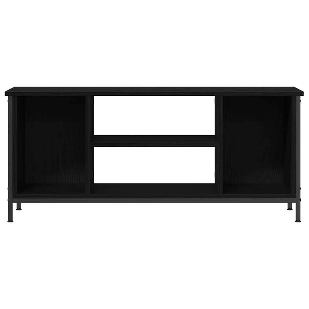Mobile TV Rovere Nero 102 x 35 x 45 cm Legno multistrato