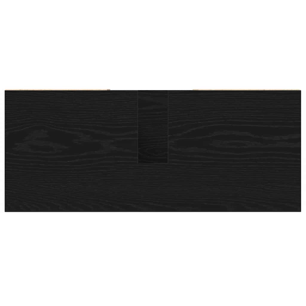 Mobile da Bagno Nero 80 x 33 x 60 cm Legno ingegnerizzato | homemem39