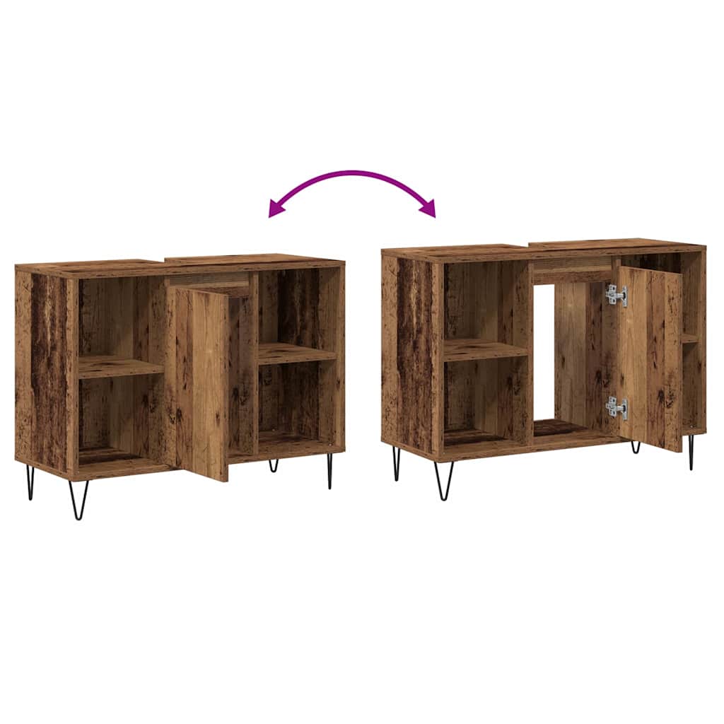 Mobile da Bagno Legno vecchio 80 x 33 x 60 cm | homemem39