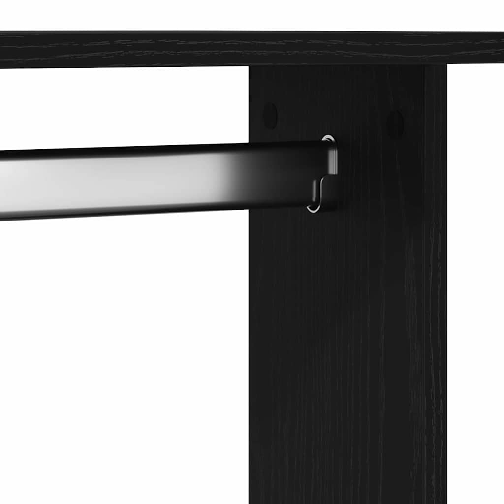 Guardaroba Rovere nero 102 x 38 x 110 cm Legno multistrato