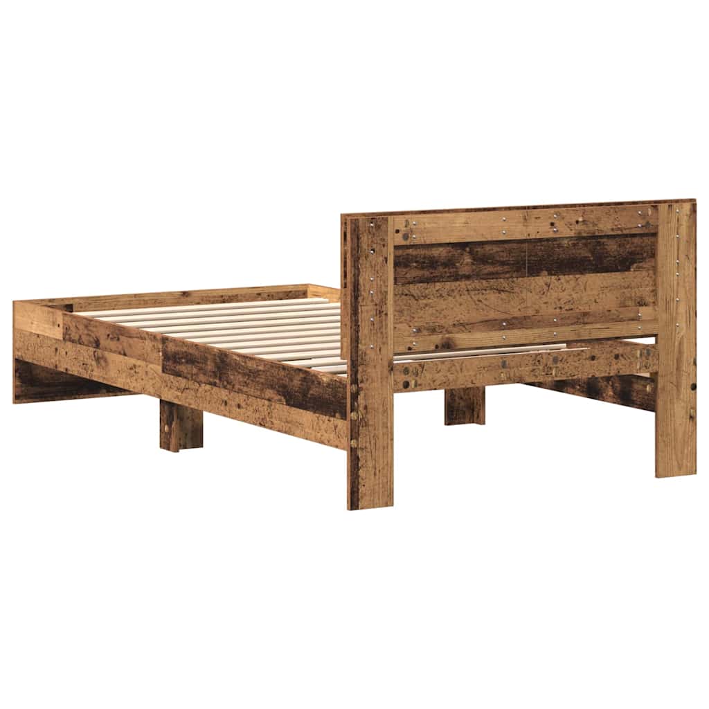 Struttura del letto Legno vecchio 203 x 104 x 70 cm | homemem39