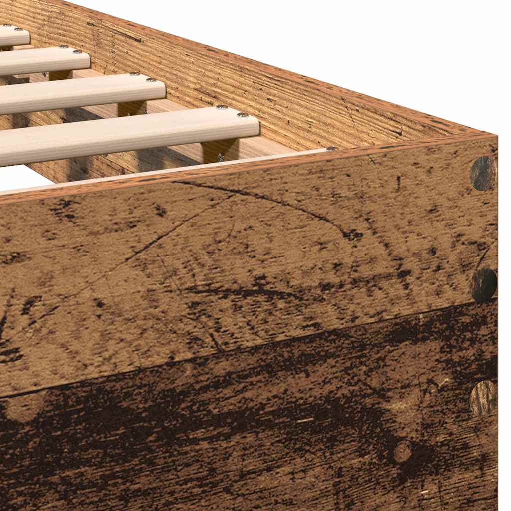Struttura del letto Legno vecchio 203 x 185 x 70 cm