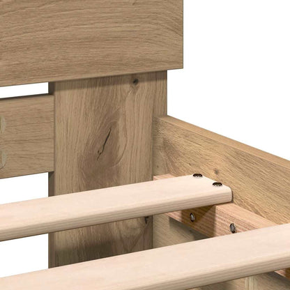 Struttura del letto Rovere artigianale 203 x 185 x 70 cm