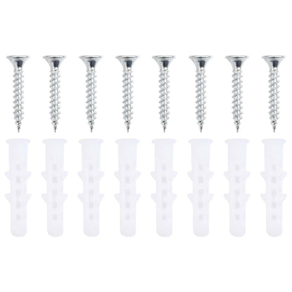 Porta asciugamani Nero 61 x 23 x 17 cm Acciaio inossidabile