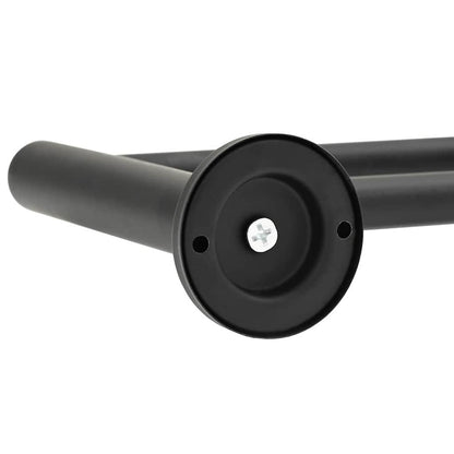 Porta asciugamani Nero 61 x 14,5 x 5 cm Acciaio inossidabile