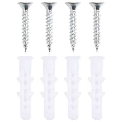 Porta asciugamani Nero 61 x 14,5 x 5 cm Acciaio inossidabile