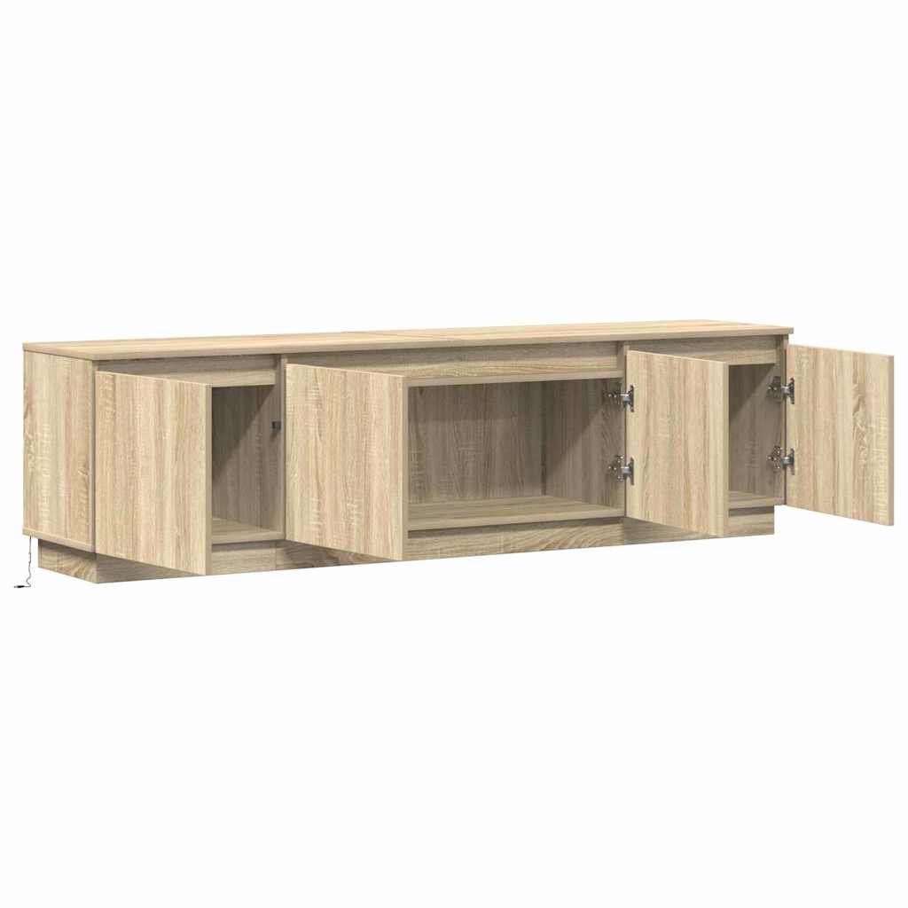 Mobile TV Rovere Sonoma 180 x 38 x 49 cm Legno multistrato