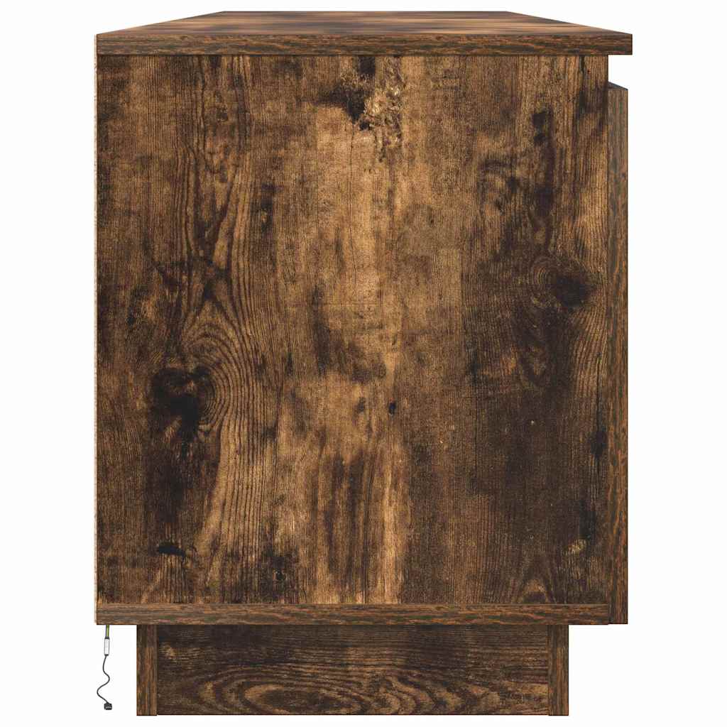 Mobile TV Rovere fumé 180 x 38 x 49 cm Legno multistrato