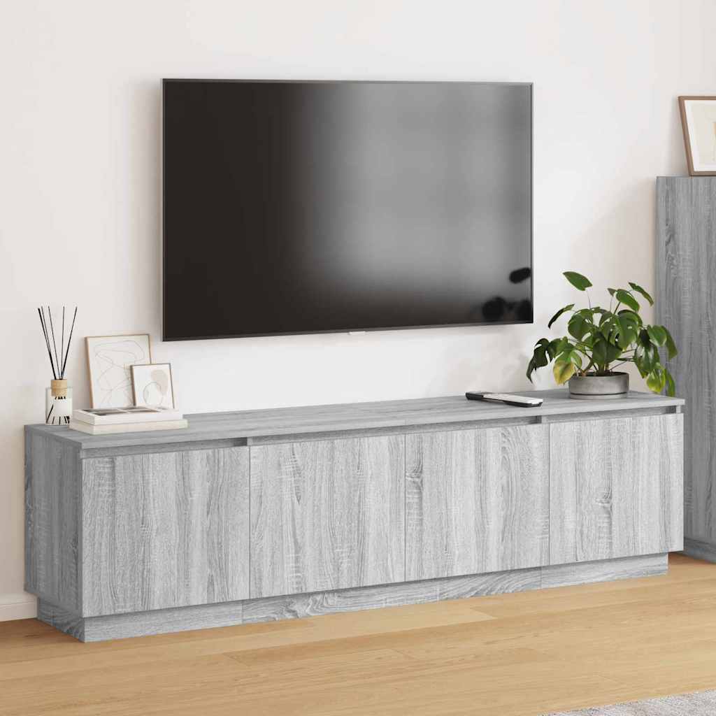 Mobile TV Grigio Sonoma 180 x 38 x 49 cm Legno multistrato