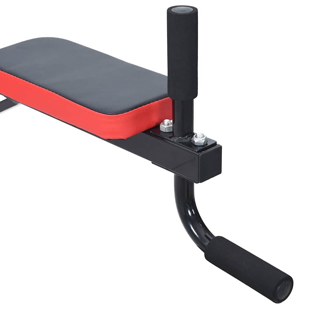 Stazione per dips Nero e Rosso 72,5 x 70 x 31 cm | homemem39