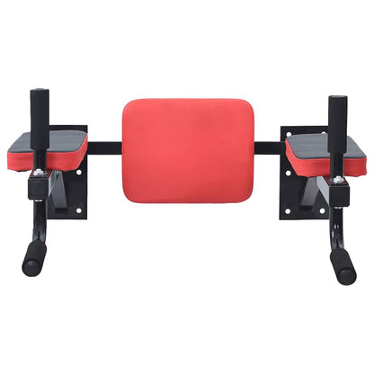 Stazione per dips Nero e Rosso 72,5 x 70 x 31 cm | homemem39