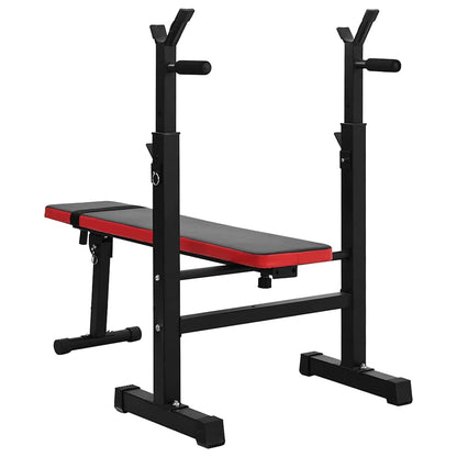 Panca per pesi Nero 126,5 x 67 x 111 cm | homemem39