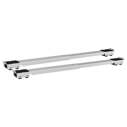 Base per lavatrice 2 pcs Argento 72 x 5 x 4,5 cm