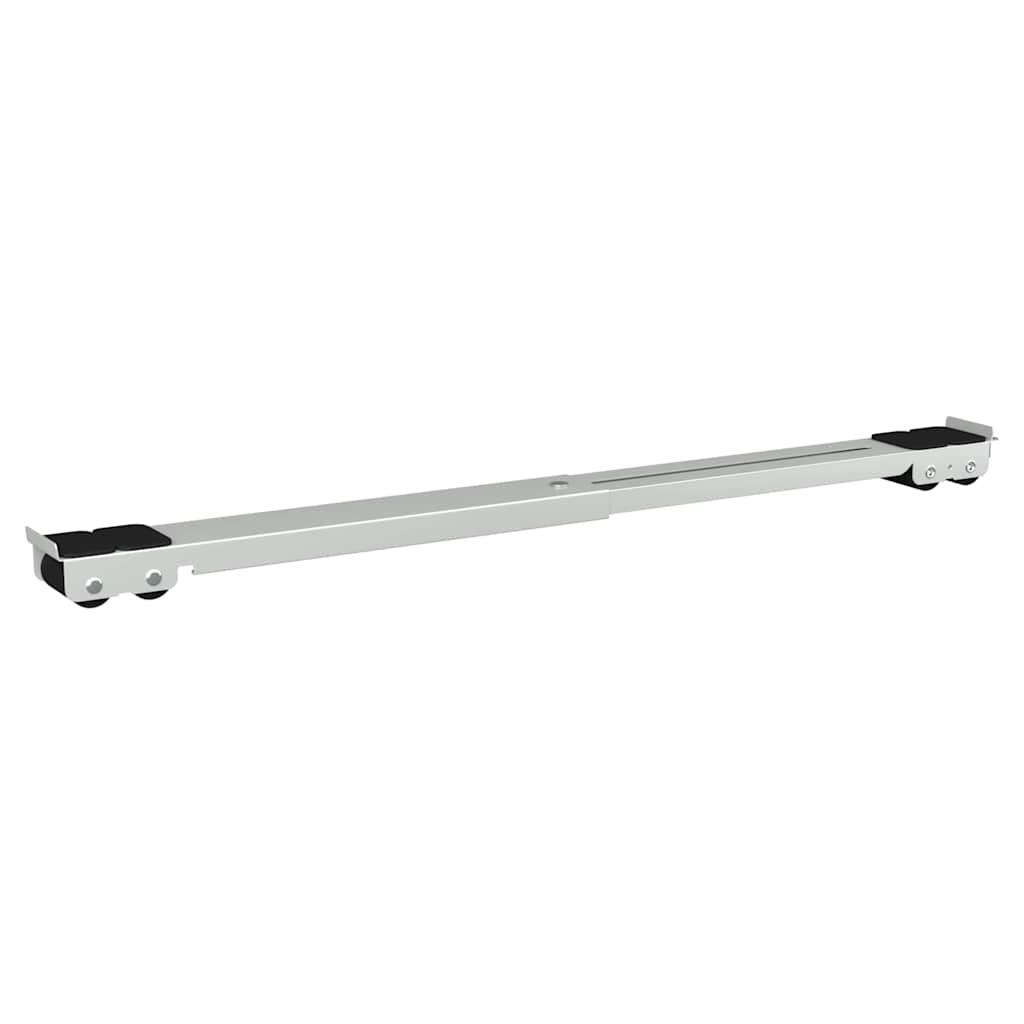 Base per lavatrice 2 pcs Argento 72 x 5 x 4,5 cm