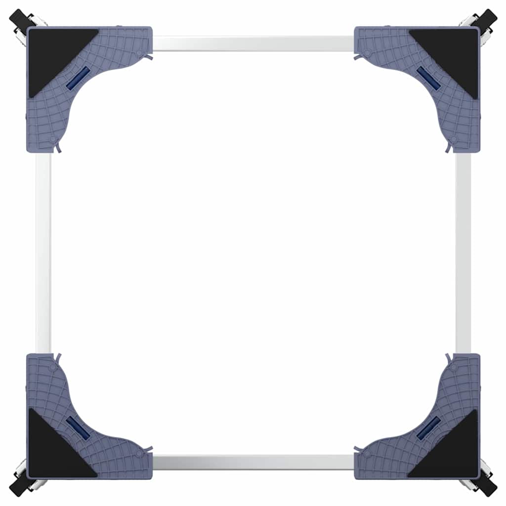 Base per lavatrice Grigio 66 x 66 x 12 cm Acciaio inossidabile | homemem39