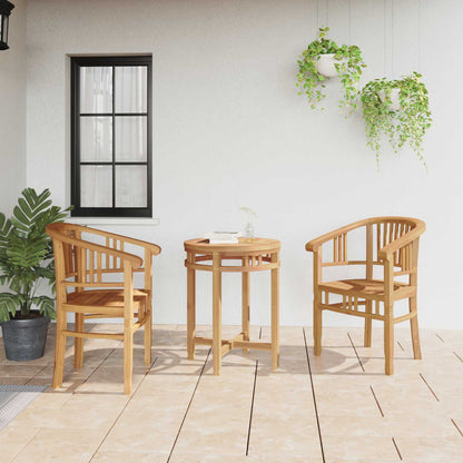 Sedia 2 pcs Marrone 63 x 58 x 89 cm Legno di teak solido | homemem39