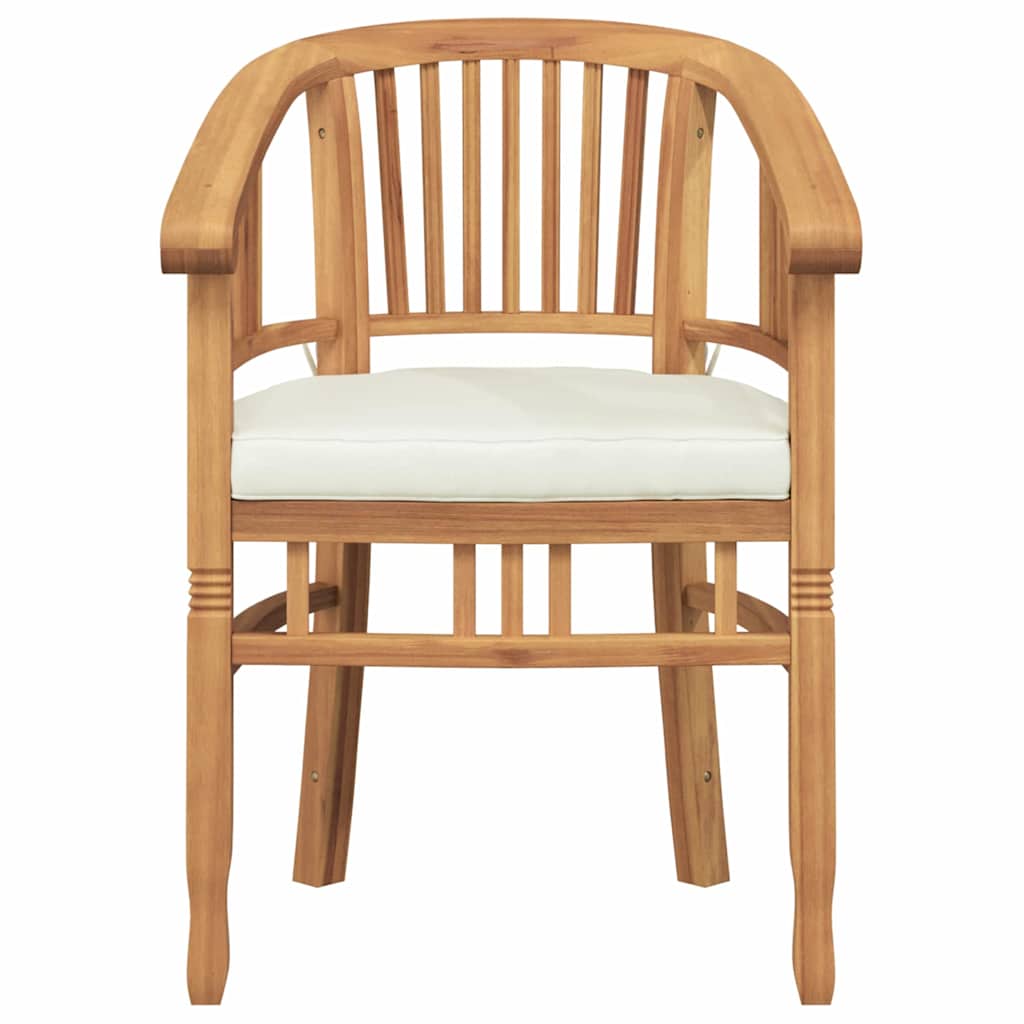 Sedia 2 pcs Marrone 63 x 58 x 89 cm Legno di teak solido