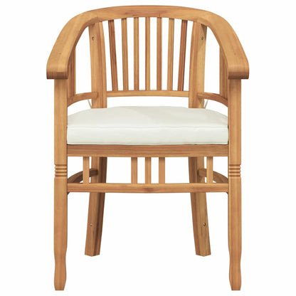 Sedia 2 pcs Marrone 63 x 58 x 89 cm Legno di teak solido