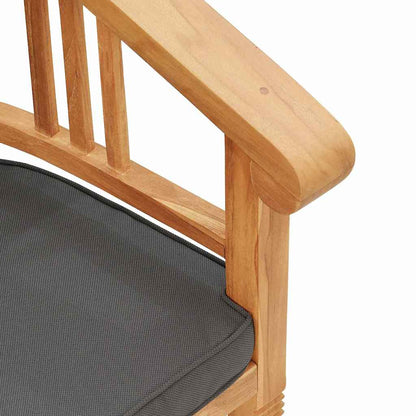 Sedia 2 pcs Marrone 63 x 58 x 89 cm Legno di teak solido