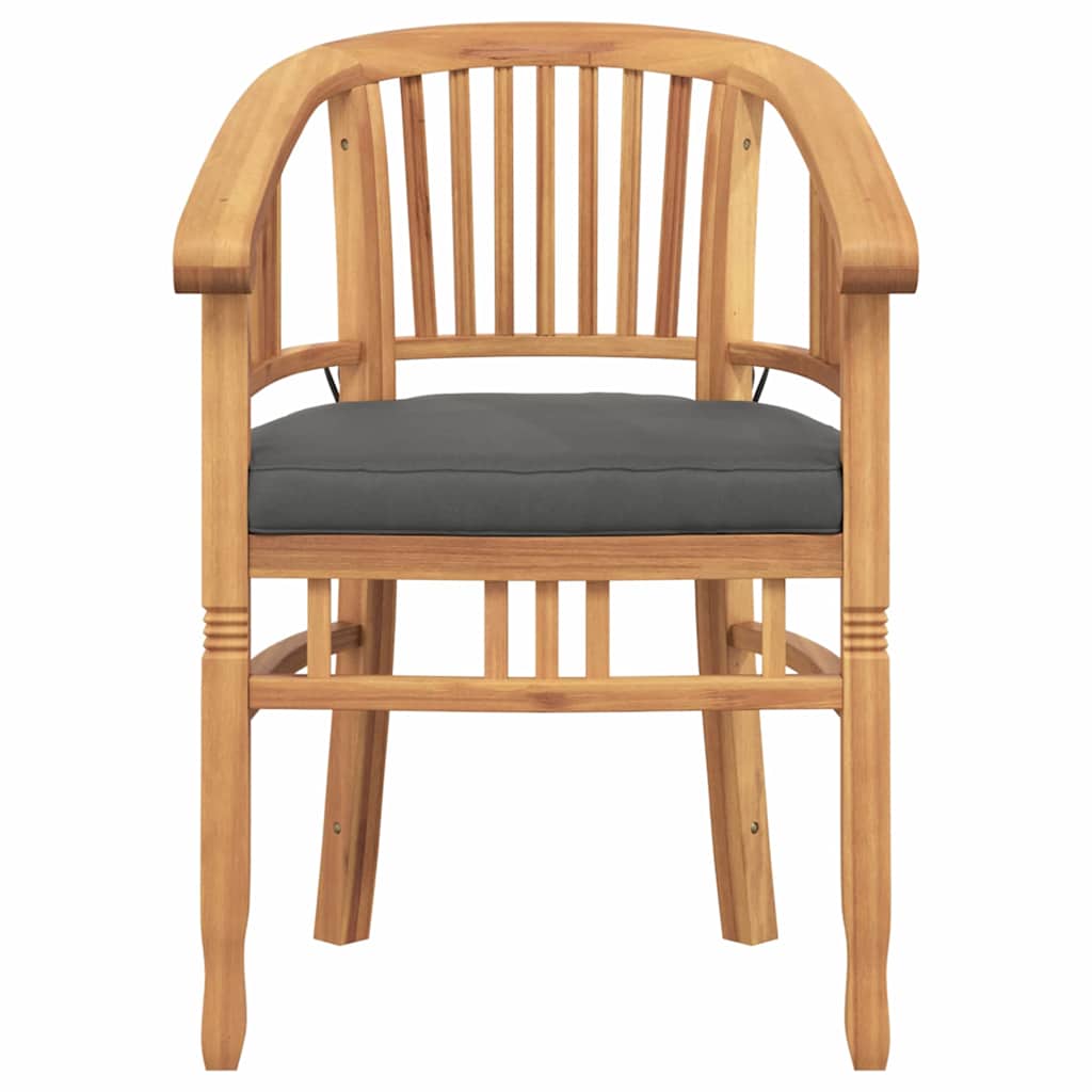 Sedia 2 pcs Marrone 63 x 58 x 89 cm Legno di teak solido