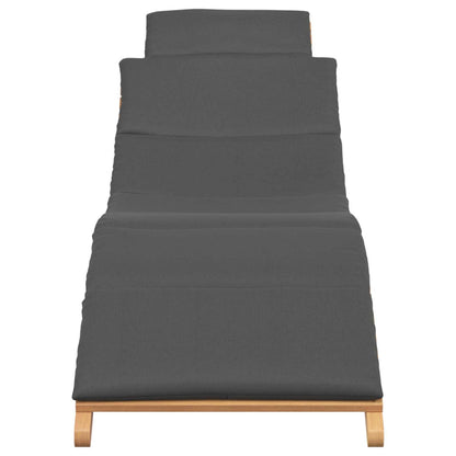 Lettino Marrone 185.5 x 55 x 58.5 cm Legno di teak solido