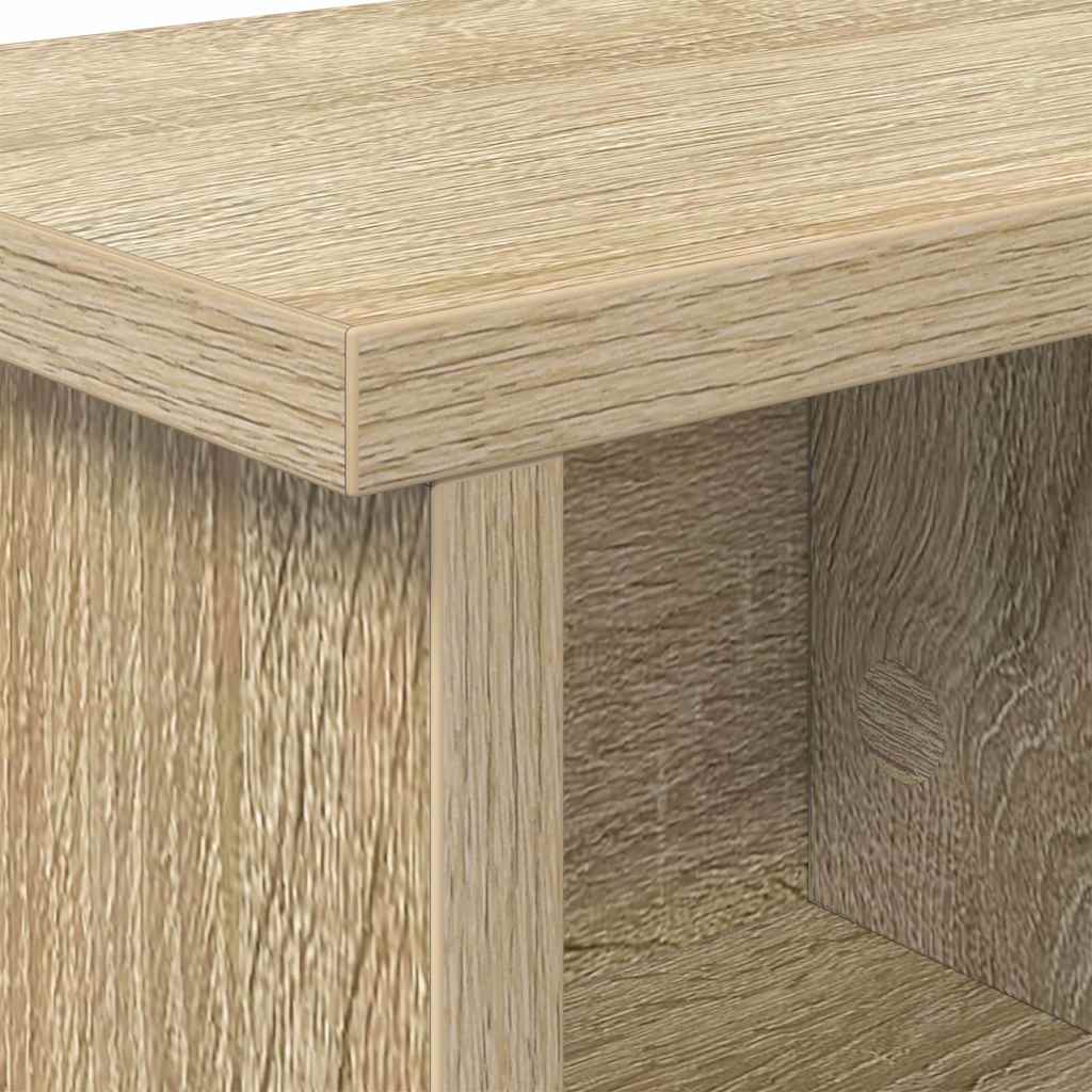 Appendiabiti a muro rovere sonoma 50 x 16 x 26 cm