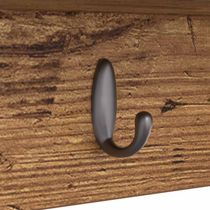 Appendiabiti a muro Legno vecchio 50 x 16 x 26 cm | homemem39