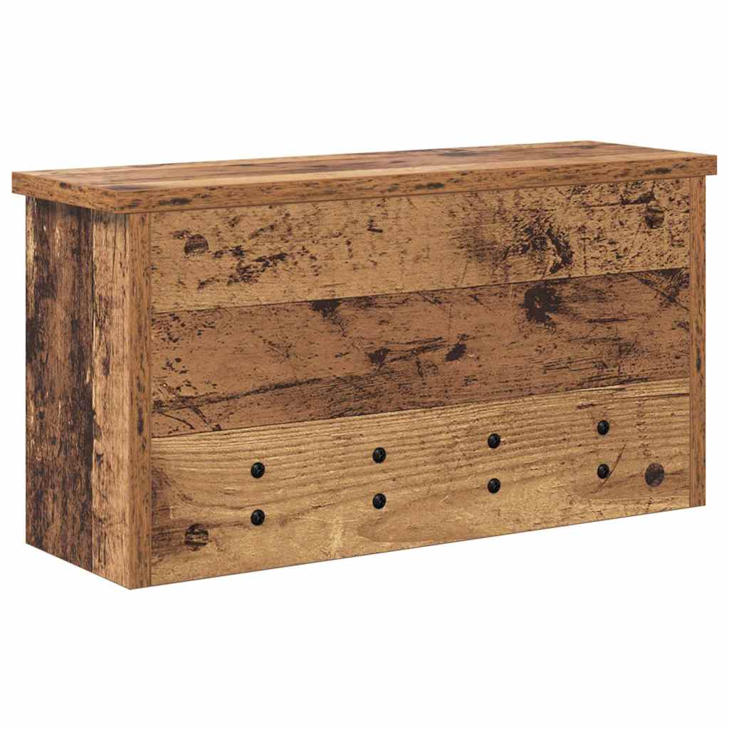 Appendiabiti a muro Legno vecchio 50 x 16 x 26 cm | homemem39