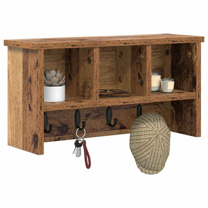 Appendiabiti a muro Legno vecchio 50 x 16 x 26 cm | homemem39