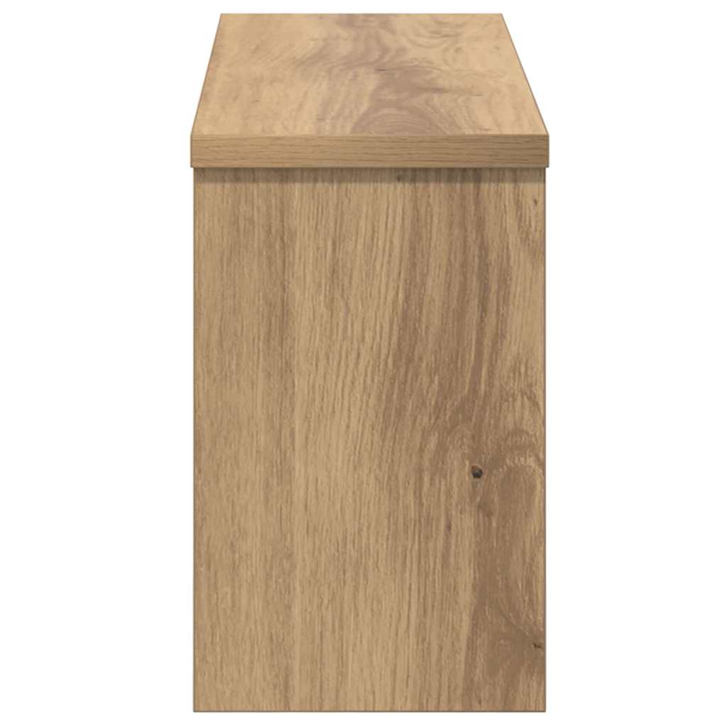 Appendiabiti a muro A parete Rovere artigianale 50 x 16 x 26 cm | homemem39