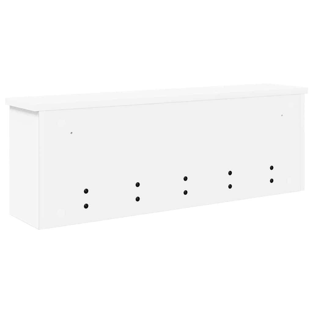 Appendiabiti a muro Bianco 75 x 16 x 26 cm Legno multistrato