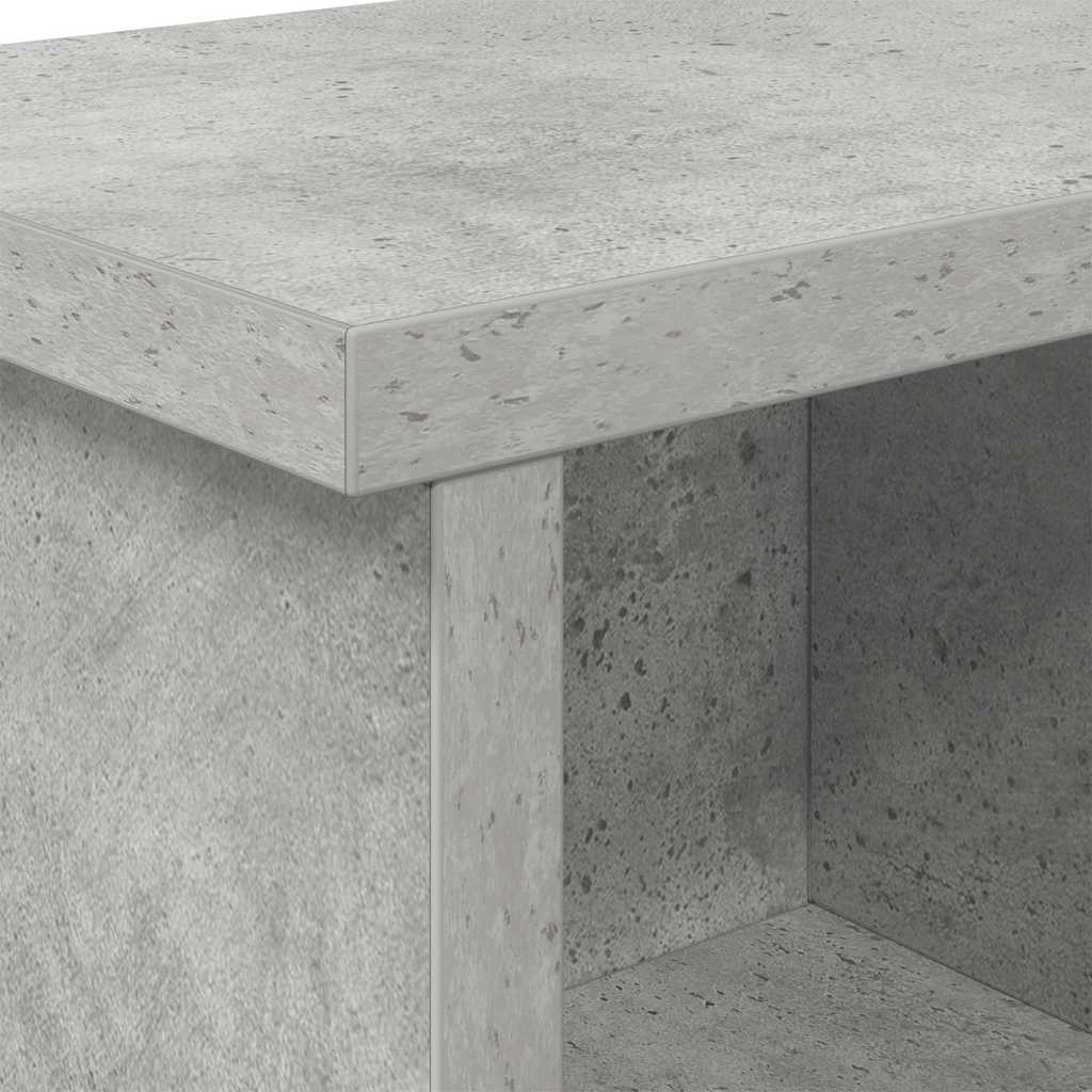 Appendiabiti a muro Grigio cemento 75 x 16 x 26 cm | homemem39