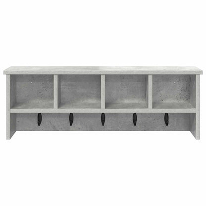Appendiabiti a muro Grigio cemento 75 x 16 x 26 cm | homemem39