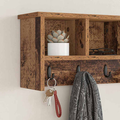 Appendiabiti a muro Legno vecchio 75 x 16 x 26 cm | homemem39