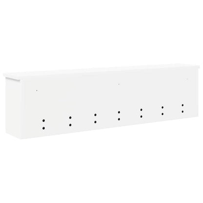 Appendiabiti a muro Bianco 100 x 16 x 26 cm Legno multistrato | homemem39