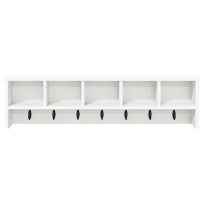 Appendiabiti a muro Bianco 100 x 16 x 26 cm Legno multistrato | homemem39
