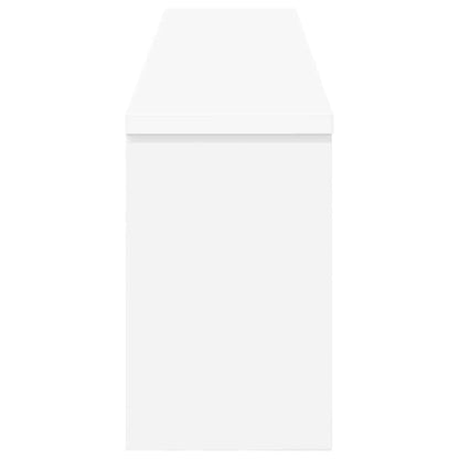Appendiabiti a muro Bianco 100 x 16 x 26 cm Legno multistrato | homemem39