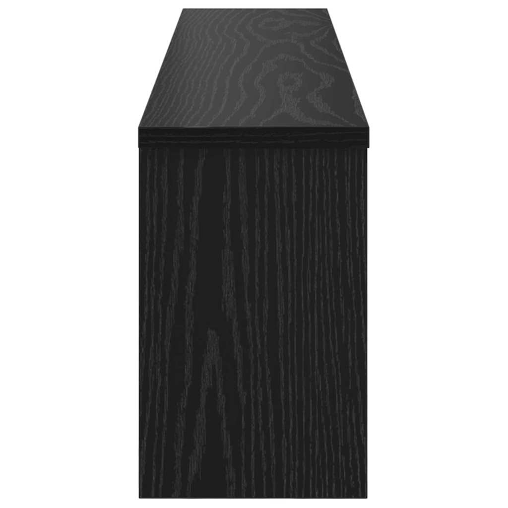 Appendiabiti a muro Rovere Nero 100 x 16 x 26 cm | homemem39