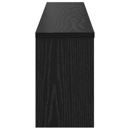 Appendiabiti a muro Rovere Nero 100 x 16 x 26 cm | homemem39
