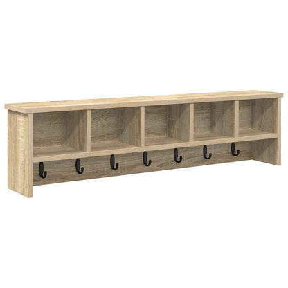 Appendiabiti a muro Rovere Sonoma 100 x 16 x 26 cm | homemem39