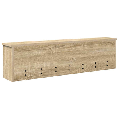 Appendiabiti a muro Rovere Sonoma 100 x 16 x 26 cm | homemem39