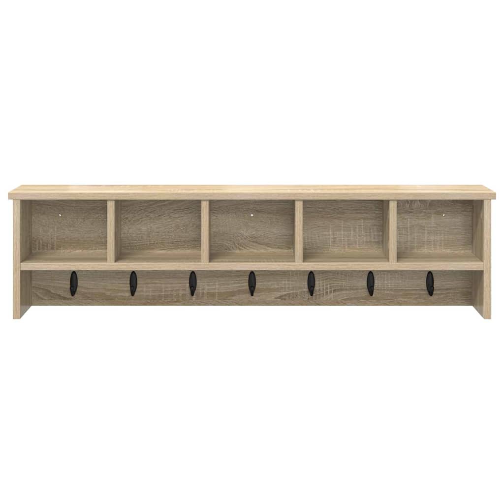 Appendiabiti a muro Rovere Sonoma 100 x 16 x 26 cm | homemem39
