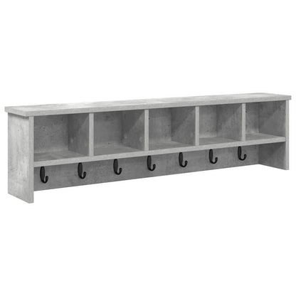 Appendiabiti a muro Grigio cemento 100 x 16 x 26 cm | homemem39