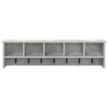 Appendiabiti a muro Grigio cemento 100 x 16 x 26 cm | homemem39