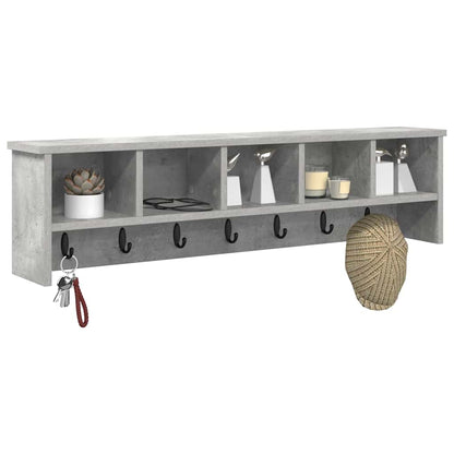 Appendiabiti a muro Grigio cemento 100 x 16 x 26 cm | homemem39