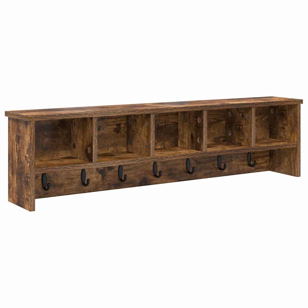 Appendiabiti a muro Rovere fumé 100 x 16 x 26 cm | homemem39